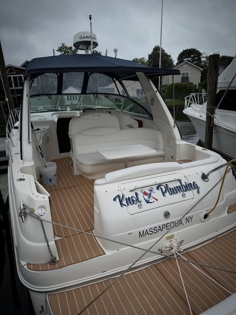 Lumitec underwater lights installed on a boat